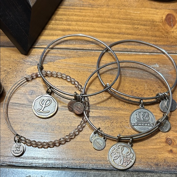 Silver and Gold Charm Bracelets Set - Picture 1 of 1